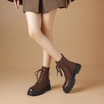 Ботинки Martin Boot женские Boerdiqi, коричневый - фото 11