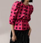 Блузка Карла в малиновом цвете EMILY LOVELOCK - фото