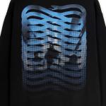 Толстовка демон в рубчик Propaganda, черный - фото 3