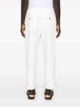 Eleventy зауженные брюки, белый - фото 4
