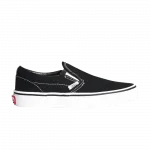 Слипоны детские Vans, черный/белый - фото