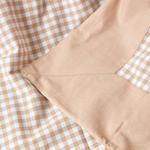 HOMESCAPES Покрывало в клетку Бежевый 150 x 200 см - фото 5