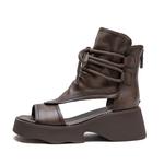 Римские сандалии женские Yao Qia, черный - фото 7