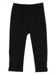 Брюки с эластичным поясом MSGM Kids, черный - фото