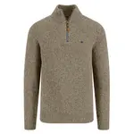 Свитер Fynch Hatton 1510346 half zip, бежевый - фото
