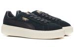 Кроссовки suede platform satin 'black white gold' Puma, черный - фото 2