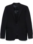 Шерстяной пиджак Canali, синий - фото