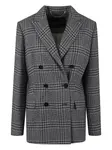 Двубортный блейзер в клетку Kiton, серый - фото