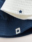 Шляпа Next, темно-синий/белый - фото 2