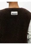 Жилет Object, Seal Brown - фото 4