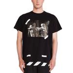 Футболка OFF-WHITE Caravaggio T-Shirt 'Black White', черный - фото 3