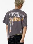 Рубашка Pull&Bear EVANGELION, серый - фото 5