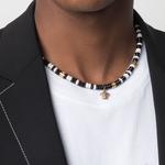 VERSACE Мужское черное ожерелье - фото 4