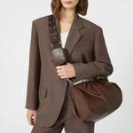 Пиджак Weekend Max Mara с одной пуговицей и спущенным плечом WEEKEND MaxMara, Chocolate - фото 4