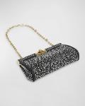 Маленький украшенный клатч Marlene Dolce&Gabbana, цвет Crystalnero - фото 7