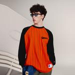 Футболка Japan Version Unisex Champion, белая с оранжевым пэчворком - фото 10