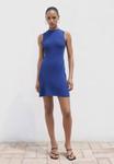 Платье Mango Jumper dress, Neon Blue - фото 4