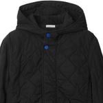 Курка с капюшоном и ромбовидной стёжкой Burberry, Onyx - фото 7