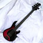 Басс гитара Ernie Ball Music Man StingRay 5 H Special, Raspberry Burst / Ebony - фото 2