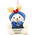 Whoops Плюшевый кулон Cream Puff Beige Bear высотой 14 см - фото 7