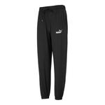 Брюки logo straight fit trackpants 'black' Puma, черный - фото
