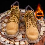 Мужские ботинки Cahhrrn X Martin Boot Men Beige Josiny - фото 13