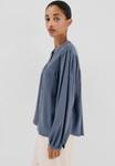 Блуза Cortefiel Button-down blouse, Blue - фото 6
