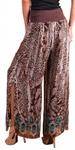 Штаны Jasmin Boho с разрезом в шоколадном цвете GIGI MODA - фото 2