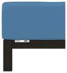 Простыня Schlafgut синий, 180-200/200-220 см - фото 4