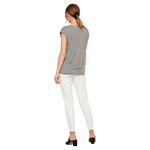 Футболка Pieces Billo Lurex Stripes, серый - фото 2