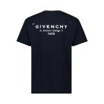 Футболка Givenchy Logo Printed Crewneck T-Shirt, Dark Navy - фото 2