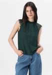 Блуза Vero Moda VMMILLA, Pine Grove/Dark Green - фото 4