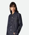 Indigo denim jacket BOTTEGA VENETA, индиго - фото 4