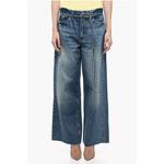 Синие хлопковые джинсы Деним Frame, Blue - фото