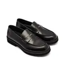 Кожаные мокасины Eleri Boss, черный - фото 3