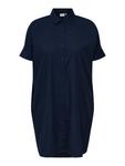 Платье до колена ONLY Carmakoma, темно-синий - фото