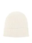 Шапка бини в рубчик Dell'Oglio, бежевый - фото 2