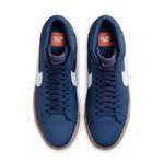 Кроссовки sb zoom blazer mid Nike, синий - фото 4
