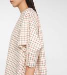 Платье миди из шерсти в клетку Maison Margiela, Ecru Check - фото 4