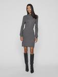 Платье до колена Vila, темно-серый меланж - фото 5