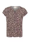Блуза Charlotte Kaffe, черно-коричневая с леопардовым принтом - фото 3