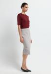 Юбка adL Pencil skirt, Grey /Grey - фото 6