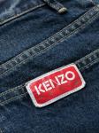 Прямые джинсы средней посадки Kenzo, синий - фото 5