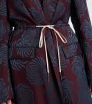 Принтованный пальто-кокон Dries Van Noten, Burgundy - фото 5