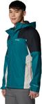 Водонепроницаемая куртка-дождевик Columbia Men's Inner Limits III, River Blue/Black/Dark Stone - фото 2