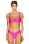 Бикини-топ Sophia от Beach Riot, ultra pink - фото
