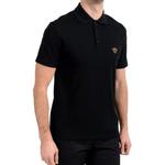 Хлопковая поло VERSACE, черный - фото 5