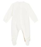 Детский хлопковый комбинезон Il Gufo, бежевый - фото 2