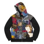 Толстовка patchwork zip up hooded sweatshirt 'multi-color' Supreme, мультиколор - фото