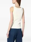 Топ Pentola без рукавов Max Mara, белый - фото 4
